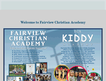 Tablet Screenshot of fairviewchristianacademy.org